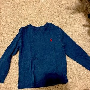 Dark blue long sleeve shirt
